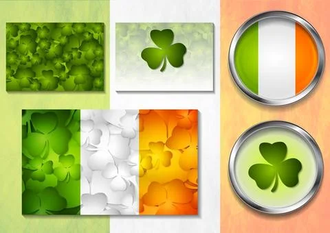 Patricks Day abstract vector design Patricks Day abstract vector design Co... Stock Photos