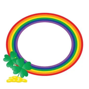 Patrick's Day Leaves Illustrazione stock