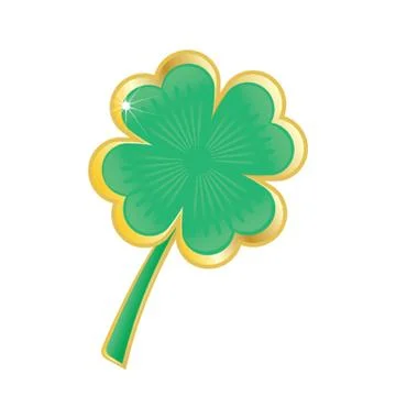 Patrick's Day Leaves Stock Illustration