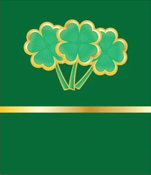 Patrick's Day Leaves 스톡 일러스트