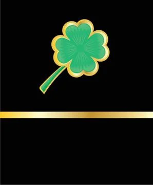 Patrick's Day Leaves Stock Illustration