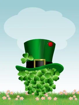 Patrick's hat Stock Illustration