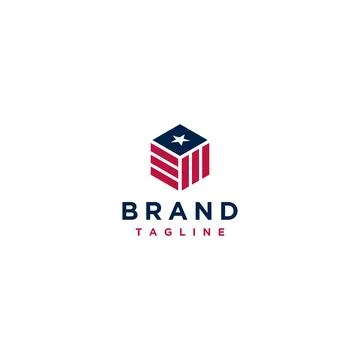 Patriot Box Icon Stock Illustration