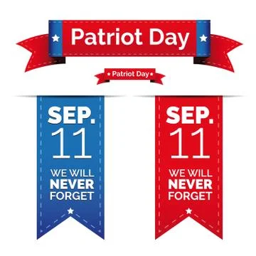 Patriot day vector set Stock Illustration