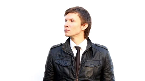 Patriot looking to the side Video stock 976445