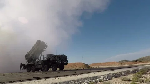 Patriot Missile Stock Footage 296400897