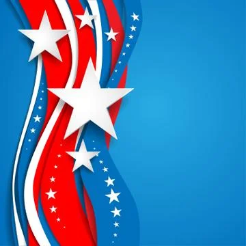 Patriotic abstract background Stock Illustration