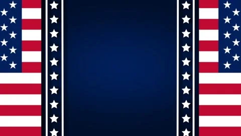 Patriotic American Flag Background Loop for National First Responders Day T.. Stock Footage 341797310