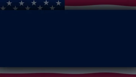 Patriotic American Flag Border Background Loop for Patriot Day and Memorial.. 스톡 동영상 342610069