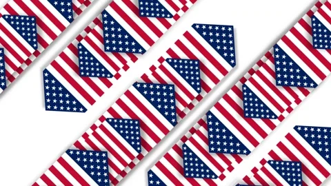 Patriotic American Flag Pattern Background for US Air Force Birthday Celebr.. 库存影片 342961691