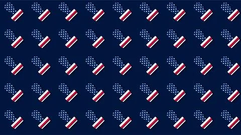 Patriotic American flag pattern background for Constitution Day and Citizen.. Illustrazione stock