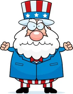 Patriotic anger Stock Illustration