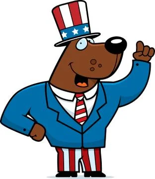 Patriotic Bear Stock Illustration