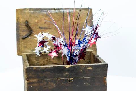 Patriotic Box Stock Photos