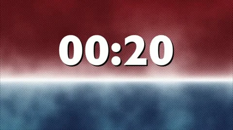 Patriotic Countdown Stock Footage 10962578