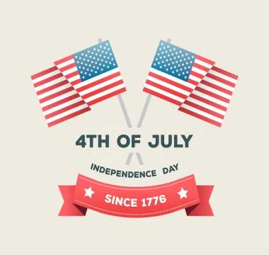 Patriotic fourth of july vector Stock Illustration