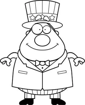 Patriotic Man Stock Illustration