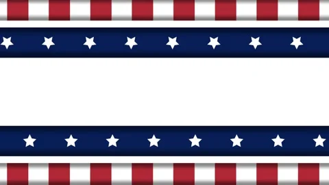 Patriotic Texas Flag Border Background with Stars and Stripes for National .. Stock-Footage 342510462