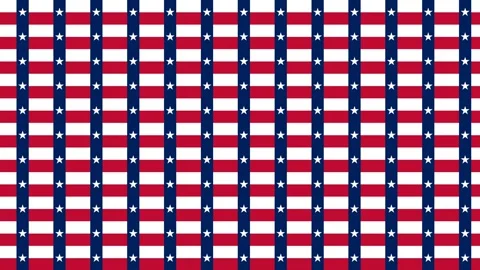 Patriotic Texas Flag Grid Pattern Seamless Loop Motion Graphic Background. Stock Footage 340632816