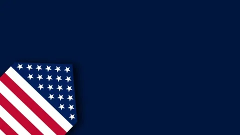Patriotic US Flag Background for Air Force Birthday Celebration. Stock Footage 342961135