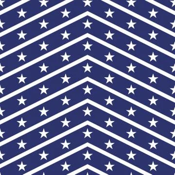 Patriotic USA seamless pattern Stock Illustration