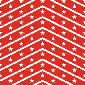 Patriotic USA seamless pattern Stock Illustration