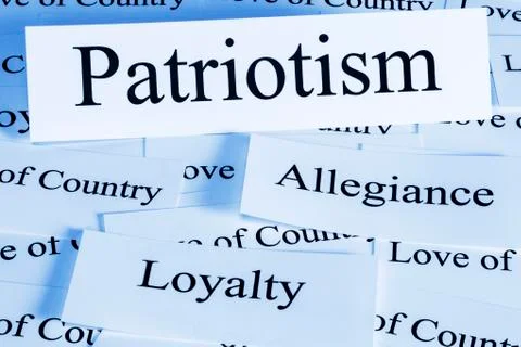 Patriotism concept Stock Illustration