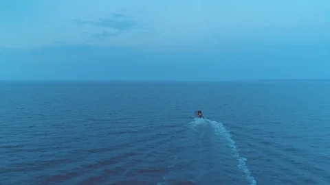 Patrol Of Water Space. Coast Security. Vídeos de archivo 102403202