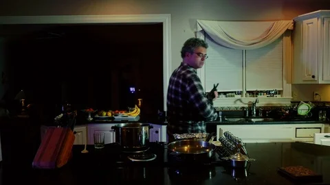 Patroling with a gun inside Stock Footage 99499854