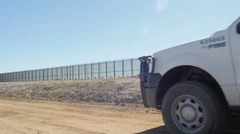 Patrolling the Border on the US and Mexico Border Video stock 60405710