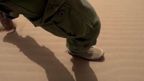 Patrolling Desert 4K TZ Stock Footage 320119364