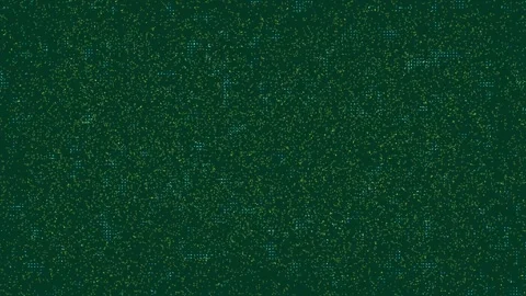 Patronised Digital Tech Grid Loop with Green &amp; Yellow LED Dots Stock Footage 345699555