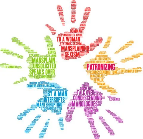 Patronizing Word Cloud Ilustração Stock