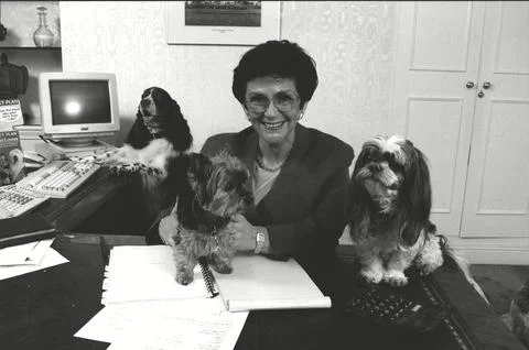 Patsy Bloom Business Woman Of The Year Winner. She Launched Pet Plan Pet Insuran Stock Photos