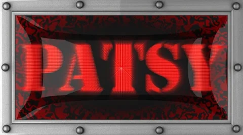 Patsy on led Stockbeeldmateriaal 8752867