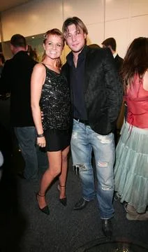  Patsy Palmer and Duncan James of Blue at the It Is Palmer Cutler launch p... Stock Photos