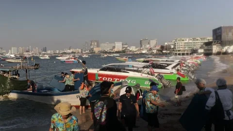 Pattaya Beach Stock Footage 295421093