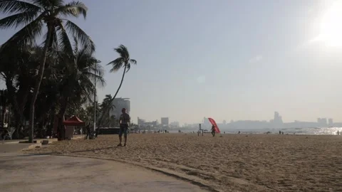Pattaya Beach Stock Footage 295421145