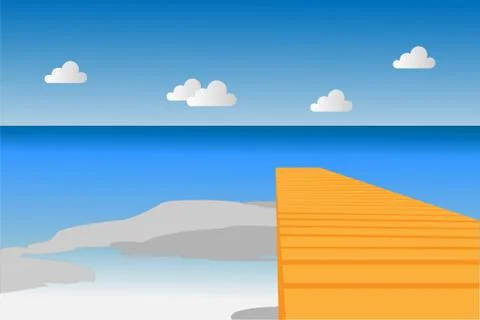 Pattaya Beach Stock-Illustration