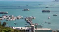Pattaya city port and Gulf of Siam, Thailand HD Footage