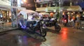 Pattaya City street with Tuk Tuks. HD Footage