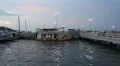 Pattaya harbour at dusk. HD Footage