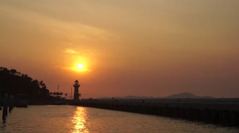 Pattaya, lighthouse Stock Footage 59141733
