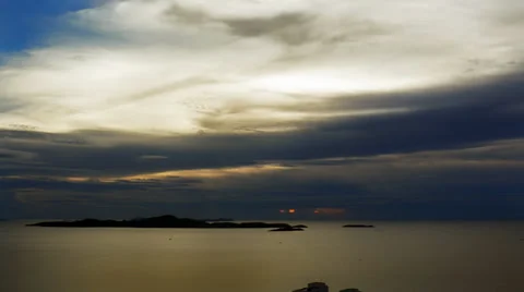 Pattaya tower sunset Stock Footage 39892959