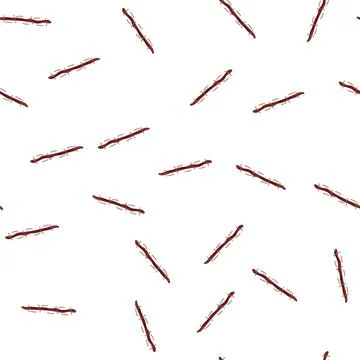 Pattern absorbable suture cartoon vector Stock Illustration