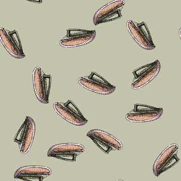 Pattern absorbent ink blotter sketch hand drawn Stock Illustration