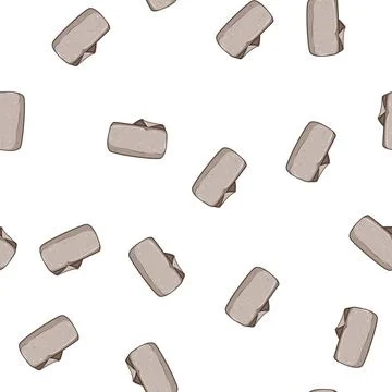 Pattern absorbent spa towel cartoon vector Stock Illustration