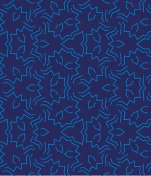 Pattern with abstract blue linear tessellation Stock Illustration