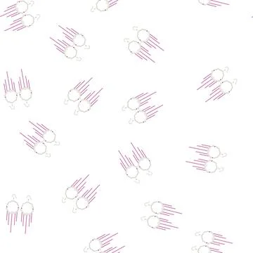 Pattern abstract boho earrings cartoon vector Stockillustratie