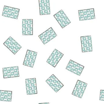 Pattern abstract boho rug cartoon vector Stockillustratie